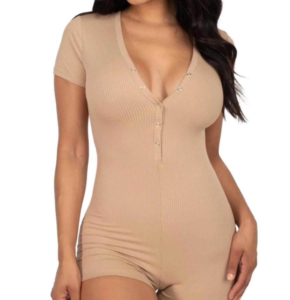 NEW CAPELLA robin romper in latte